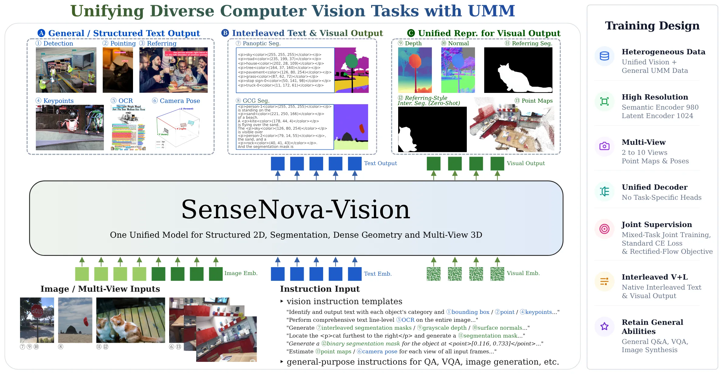 SenseNova-Vision system overview
